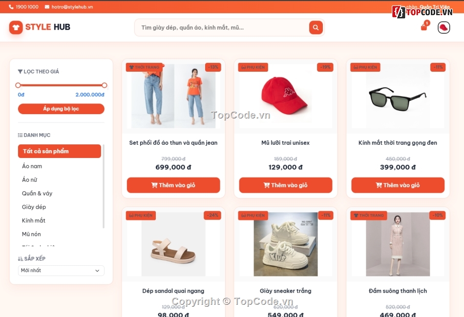 Website bán hàng,Web thời trang,Web bán hàng